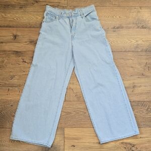 Levi's Light Blue Wide Leg Jeans